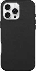 OtterBox Symmetry Cactus Leer MagSafe Apple iPhone 16 Pro Max Hoesje Zwart afbeelding