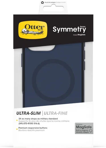 OtterBox Symmetry MagSafe Apple iPhone 16 Pro Max Hoesje Clear Blauw afbeelding 6