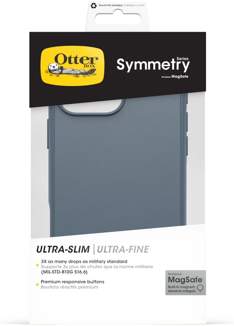 OtterBox Symmetry MagSafe Apple iPhone 16 Pro Max Hoesje Blauw afbeelding 6