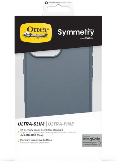 OtterBox Symmetry MagSafe Apple iPhone 16 Pro Max Hoesje Blauw afbeelding 6