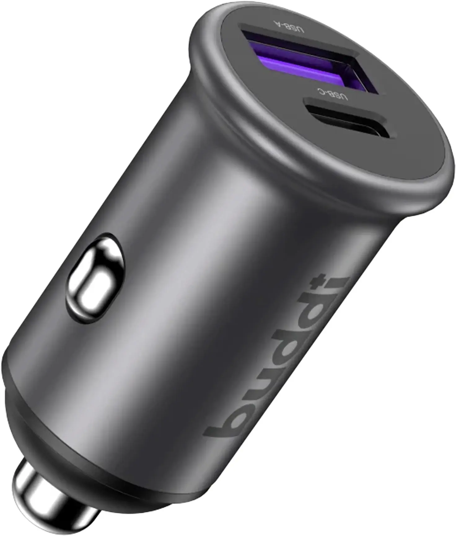 Buddi Power 45W Autolader USB-A + C Poort met Snelladen Grijs afbeelding 10