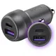 Buddi Power 89W Autolader USB-A + C Poort met Snelladen Grijs