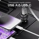 Buddi Power 89W Autolader USB-A + C Poort met Snelladen Grijs afbeelding 7
