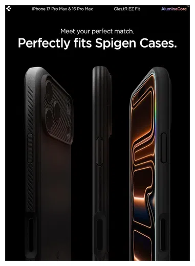 Spigen Glas.tR EZ Fit iPhone 17 Pro Max / 16 Pro Max Screen Protector 2-Pack afbeelding 9