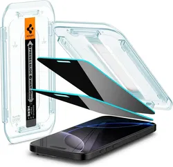 Spigen EZ Fit GLAS.tR iPhone 17 Pro Max / 16 Pro Max Privacy Glass 2-Pack afbeelding