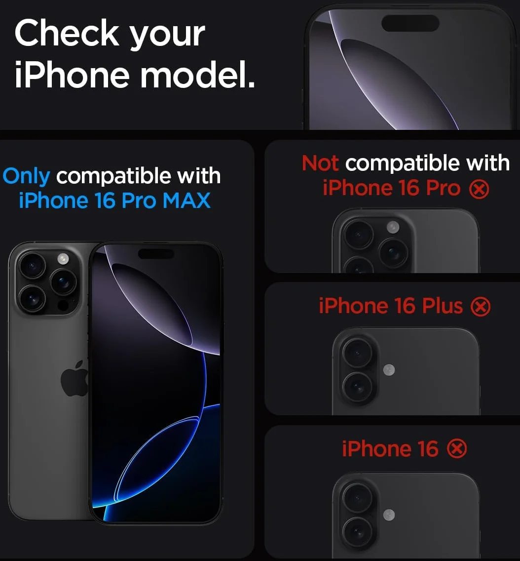 Spigen EZ Fit GLAS.tR iPhone 17 Pro Max / 16 Pro Max Privacy Glass 2-Pack afbeelding 2