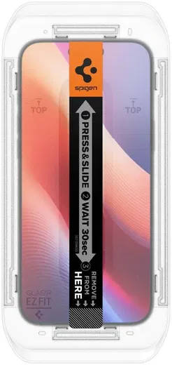 Spigen EZ Fit GLAS.tR Apple iPhone 16 Pro Max Screen Protector 1-Pack afbeelding 12