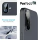Spigen Optik Apple iPhone 16 / 16 Plus Camera Lens Protector Zwart 2-Pack afbeelding 7
