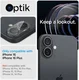 Spigen Optik Apple iPhone 16 / 16 Plus Camera Lens Protector Transparant 2-Pack afbeelding 3