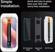 Spigen EZ Fit GLAS.tR Apple iPhone 16 Pro Privacy Glass 1-Pack afbeelding 5