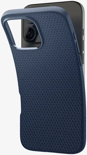 Spigen Liquid Air Apple iPhone 16 Pro Max Hoesje Back Cover Blauw afbeelding 9