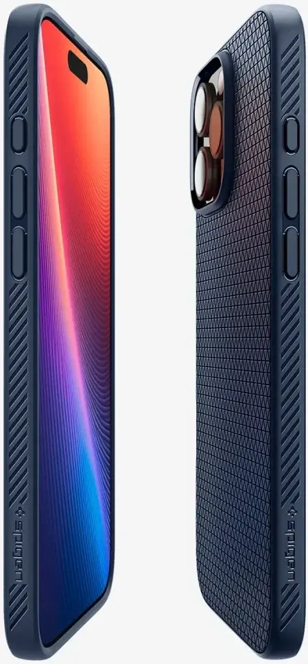 Spigen Liquid Air Apple iPhone 16 Pro Max Hoesje Back Cover Blauw afbeelding 10