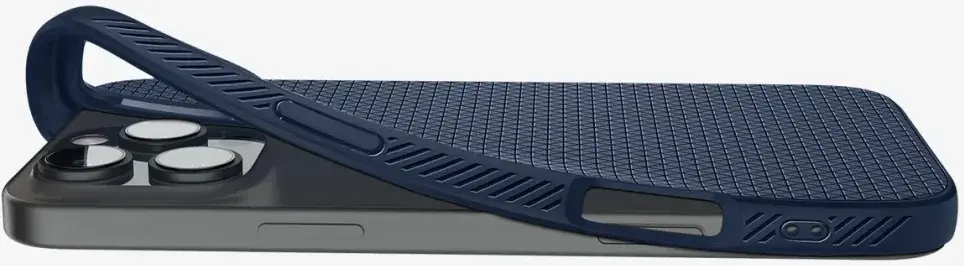 Spigen Liquid Air Apple iPhone 16 Pro Max Hoesje Back Cover Blauw afbeelding 12