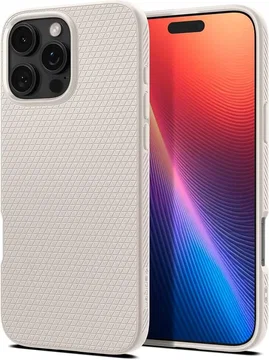 Spigen Liquid Air Apple iPhone 16 Pro Max Hoesje Back Cover Titanium