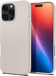 Spigen Liquid Air Apple iPhone 16 Pro Max Hoesje Back Cover Titanium afbeelding