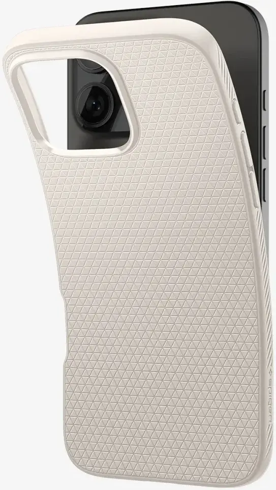 Spigen Liquid Air Apple iPhone 16 Pro Max Hoesje Back Cover Titanium afbeelding 9