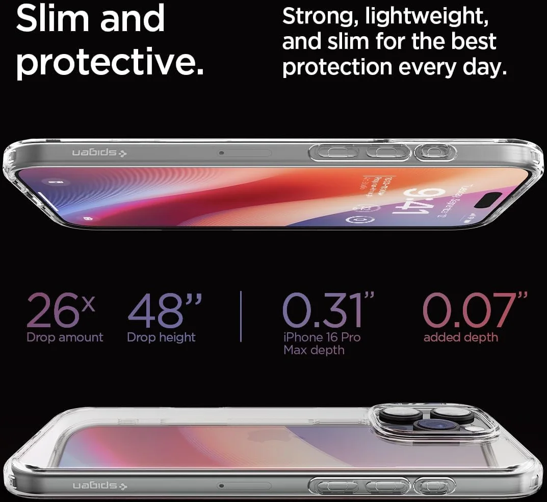 Spigen Ultra Hybrid Apple iPhone 16 Pro Max Hoesje Back Cover Transparant afbeelding 5