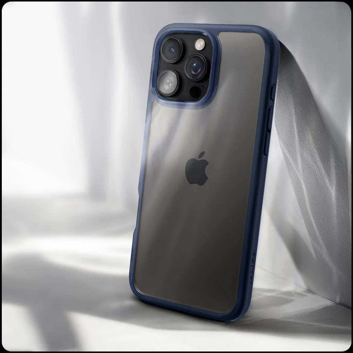 Spigen Ultra Hybrid Apple iPhone 16 Pro Max Hoesje Back Cover Blauw afbeelding 7