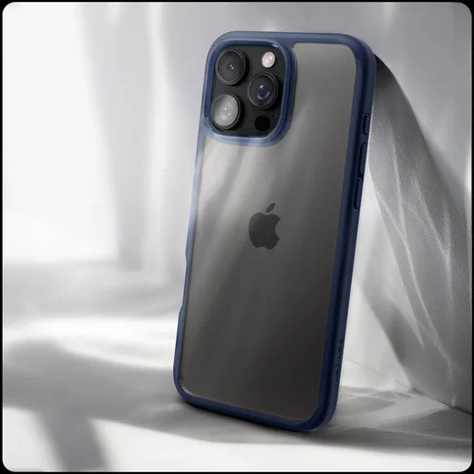 Spigen Ultra Hybrid Apple iPhone 16 Pro Max Hoesje Back Cover Blauw afbeelding 7