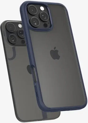 Spigen Ultra Hybrid Apple iPhone 16 Pro Max Hoesje Back Cover Blauw afbeelding 9