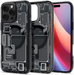 Spigen Ultra Hybrid MagFit Apple iPhone 16 Pro Max Hoesje MagSafe Zero One Zwart afbeelding