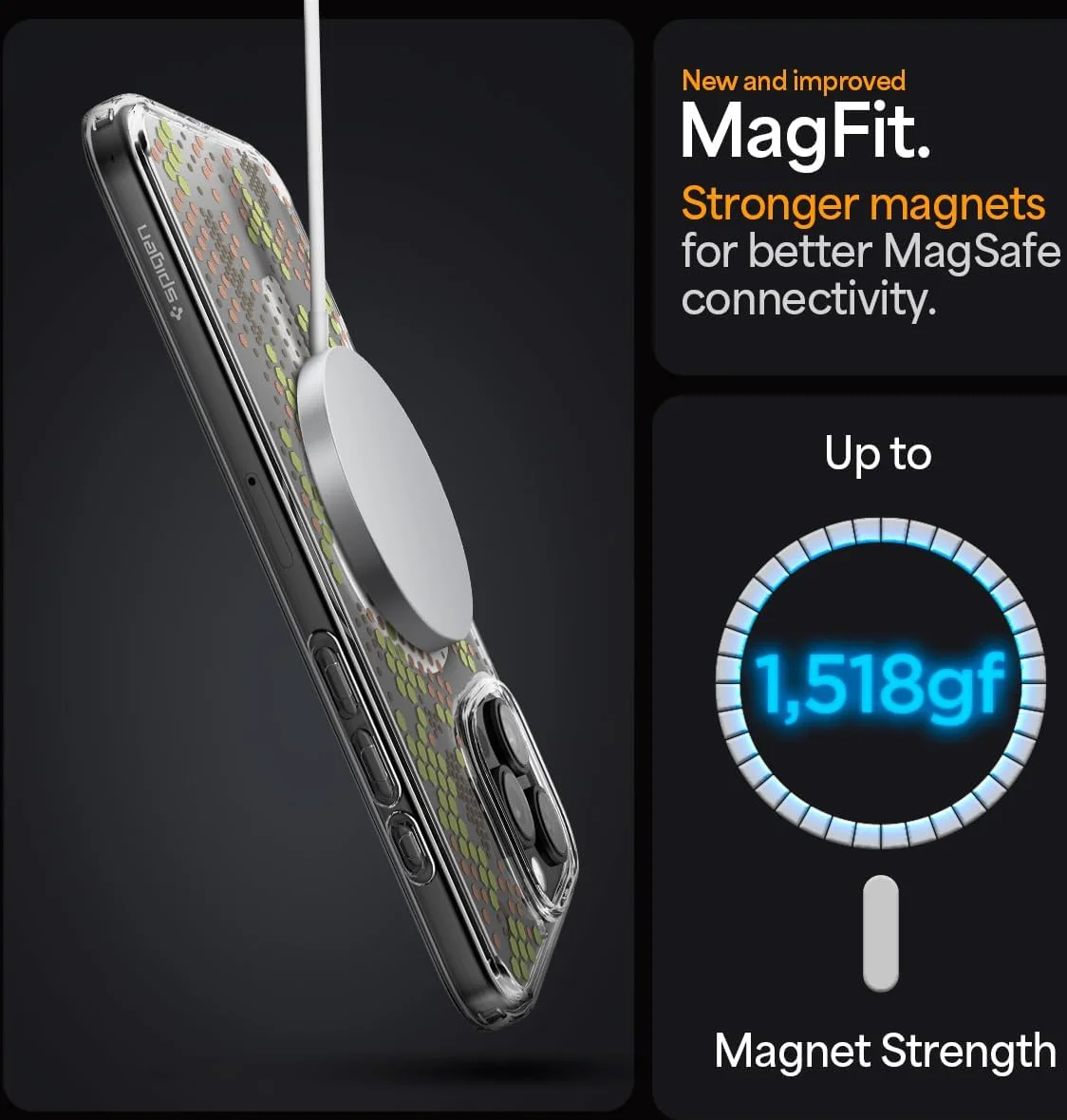 Spigen Ultra Hybrid MagFit Apple iPhone 16 Pro Max Hoesje MagSafe Digital Camo afbeelding 4