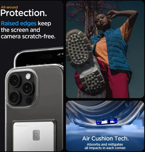 Spigen Crystal Slot Apple iPhone 16 Pro Max Hoesje Back Cover Transparant afbeelding 4