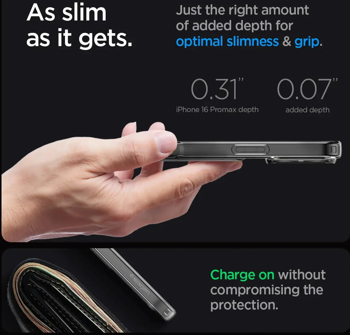 Spigen Crystal Slot Apple iPhone 16 Pro Max Hoesje Back Cover Transparant afbeelding 5