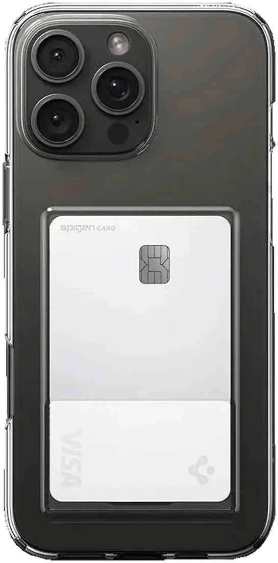 Spigen Crystal Slot Apple iPhone 16 Pro Max Hoesje Back Cover Transparant afbeelding 2