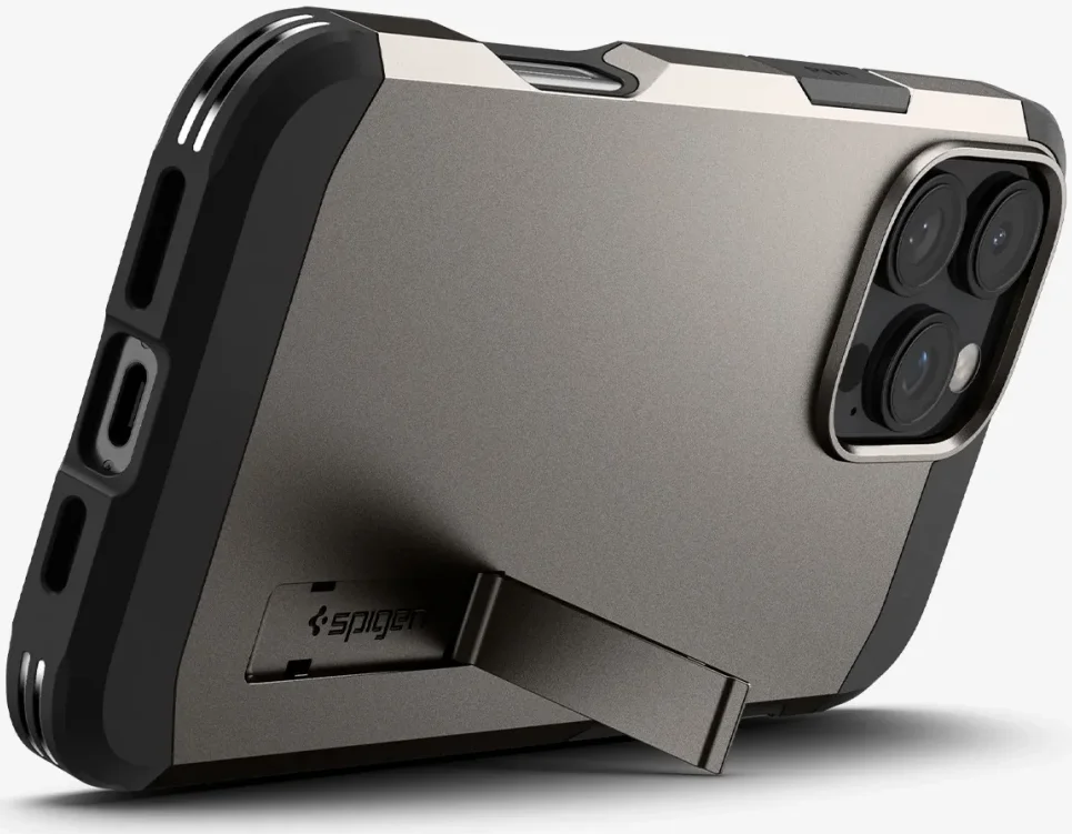 Spigen Tough Armor iPhone 16 Pro Max Hoesje MagSafe Back Cover Gunmetal afbeelding 11