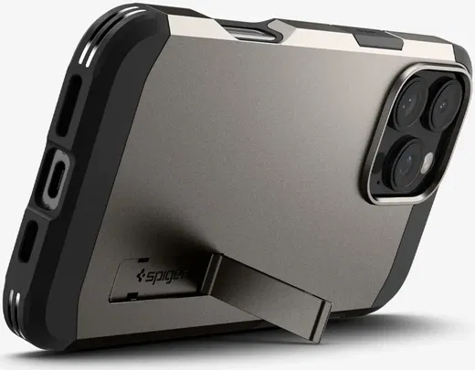 Spigen Tough Armor iPhone 16 Pro Max Hoesje MagSafe Back Cover Gunmetal afbeelding 11
