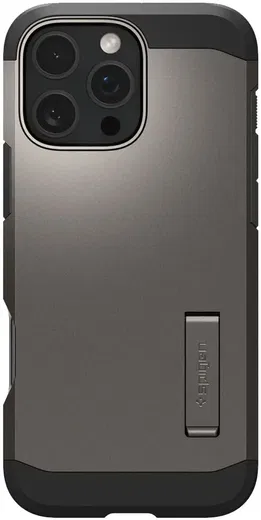 Spigen Tough Armor iPhone 16 Pro Max Hoesje MagSafe Back Cover Gunmetal afbeelding 2