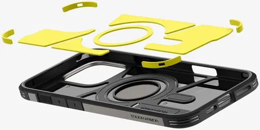 Spigen Tough Armor iPhone 16 Pro Max Hoesje MagSafe Back Cover Gunmetal afbeelding 9