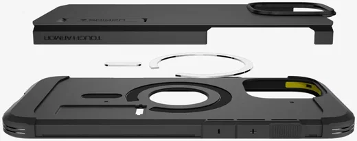 Spigen Tough Armor iPhone 16 Pro Max Hoesje MagSafe Back Cover Zwart afbeelding 10