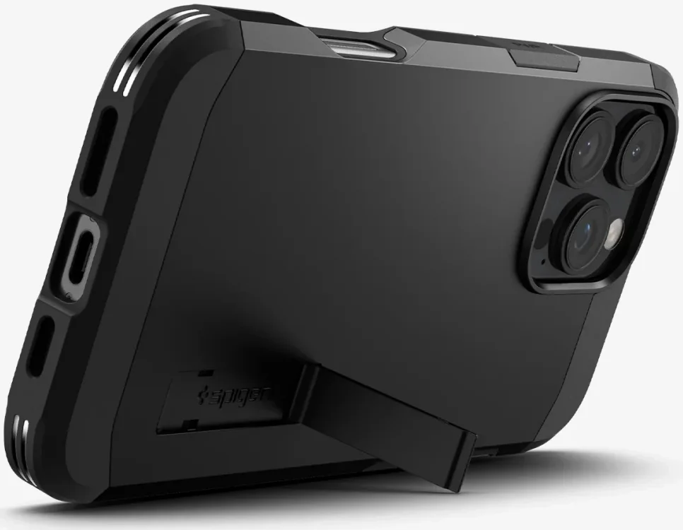 Spigen Tough Armor iPhone 16 Pro Max Hoesje MagSafe Back Cover Zwart afbeelding 11