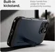 Spigen Tough Armor iPhone 16 Pro Max Hoesje MagSafe Back Cover Metal Slate afbeelding 4