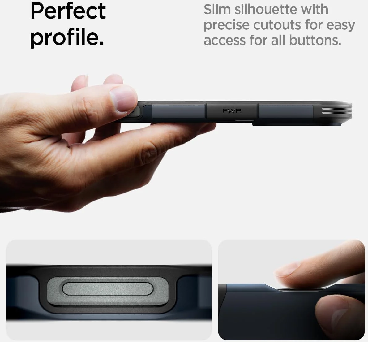 Spigen Tough Armor iPhone 16 Pro Max Hoesje MagSafe Back Cover Metal Slate afbeelding 7