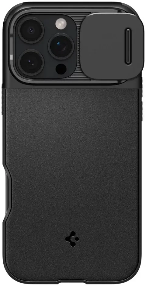 Spigen Optik Armor MagSafe Apple iPhone 16 Pro Max Hoesje Camera Slider Zwart afbeelding 9