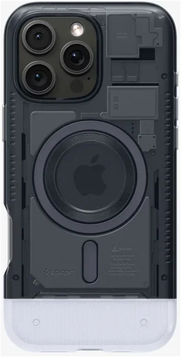 Spigen Classic C1 MagFit Apple iPhone 16 Pro Max Hoesje MagSafe Graphite afbeelding 2