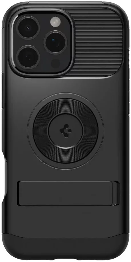 Spigen Slim Armor MagFit Apple iPhone 16 Pro Max Hoesje MagSafe Zwart afbeelding 9