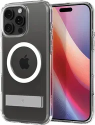 Spigen Slim Armor Essential S iPhone 16 Pro Max Hoesje MagSafe Transparant afbeelding