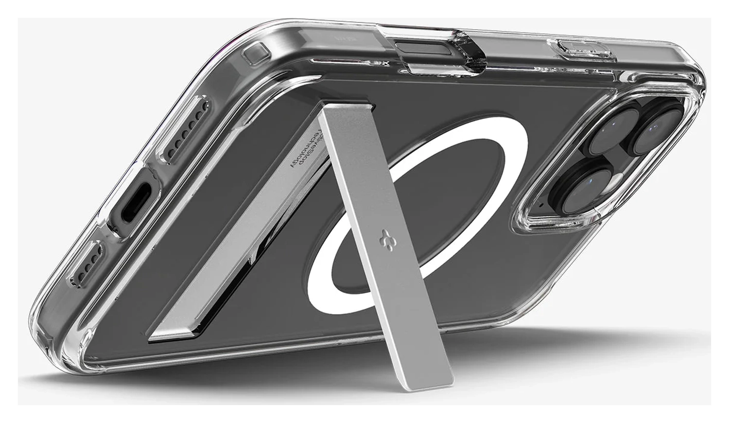 Spigen Slim Armor Essential S iPhone 16 Pro Max Hoesje MagSafe Transparant afbeelding 7