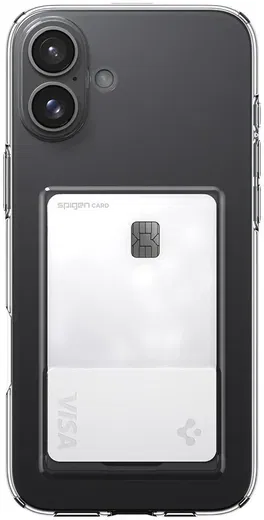 Spigen Crystal Slot Apple iPhone 16 Plus Hoesje Back Cover Transparant afbeelding 2