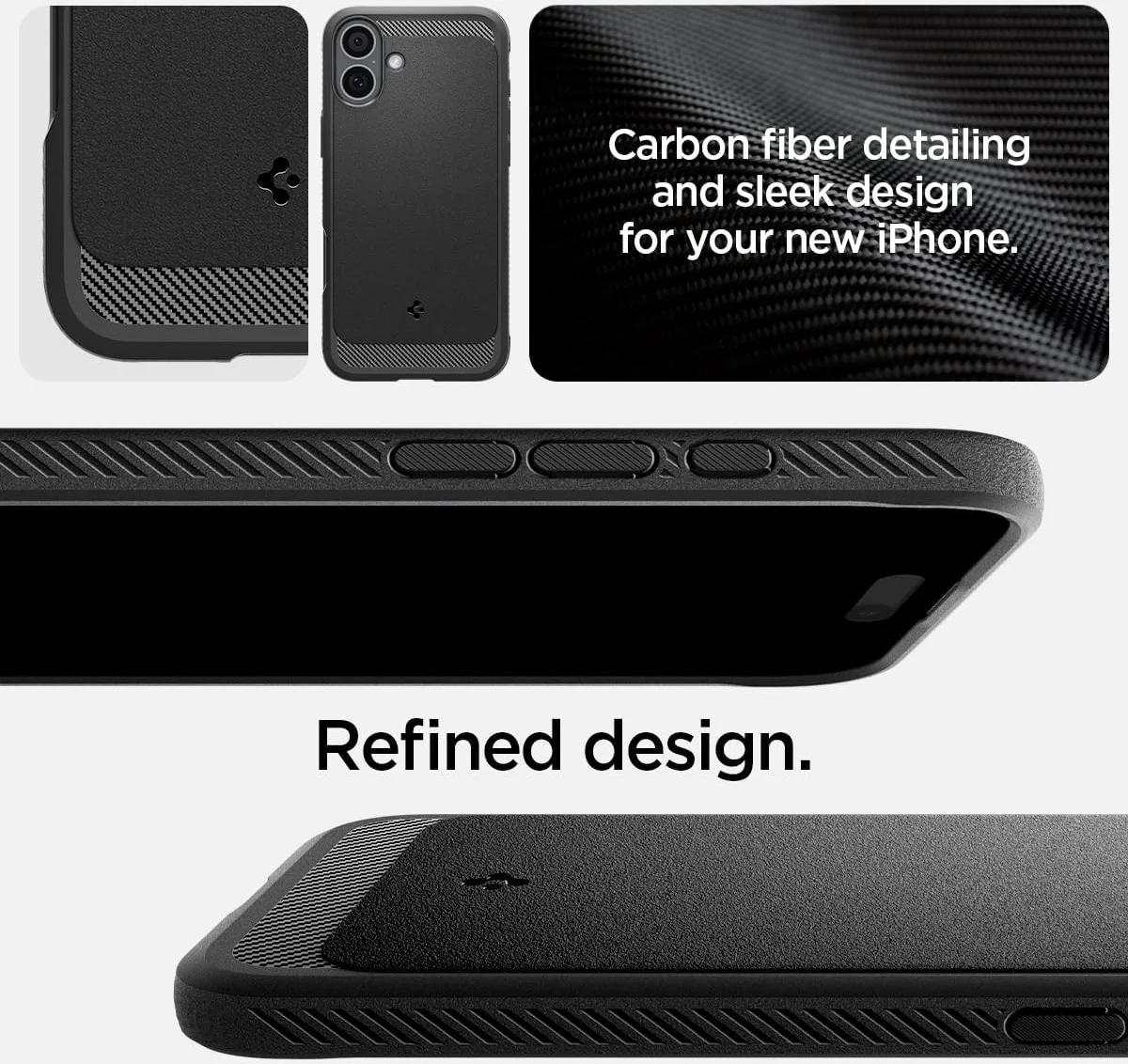 Spigen Rugged Armor MagFit Apple iPhone 16 Plus Hoesje MagSafe Zwart afbeelding 8