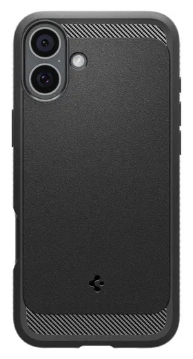 Spigen Rugged Armor MagFit Apple iPhone 16 Plus Hoesje MagSafe Zwart afbeelding 2