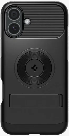 Spigen Slim Armor MagFit Apple iPhone 16 Plus Hoesje MagSafe Zwart afbeelding 3