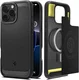 Spigen Rugged Armor MagFit Apple iPhone 16 Pro Hoesje MagSafe Zwart