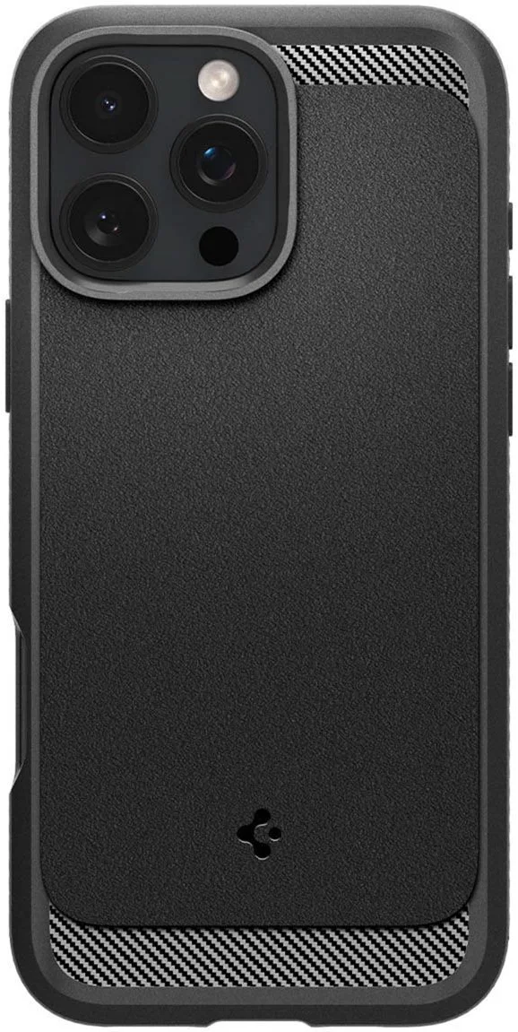 Spigen Rugged Armor MagFit Apple iPhone 16 Pro Hoesje MagSafe Zwart afbeelding 2