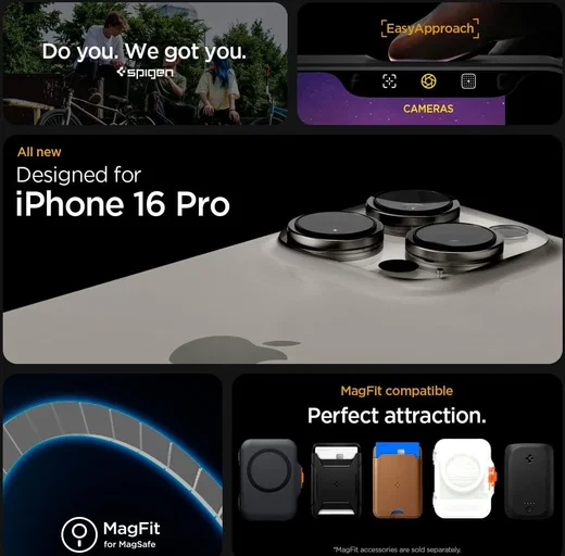 Spigen Rugged Armor MagFit Apple iPhone 16 Pro Hoesje MagSafe Zwart afbeelding 3