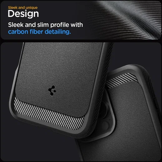 Spigen Rugged Armor MagFit Apple iPhone 16 Pro Hoesje MagSafe Zwart afbeelding 5